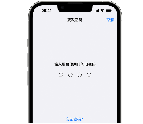 岳口镇iPhone屏幕维修分享iPhone屏幕使用时间密码忘记了怎么办 