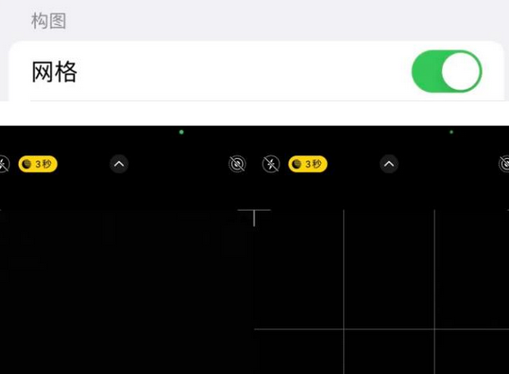 岳口镇苹果手机维修网点分享iPhone如何开启九宫格构图功能