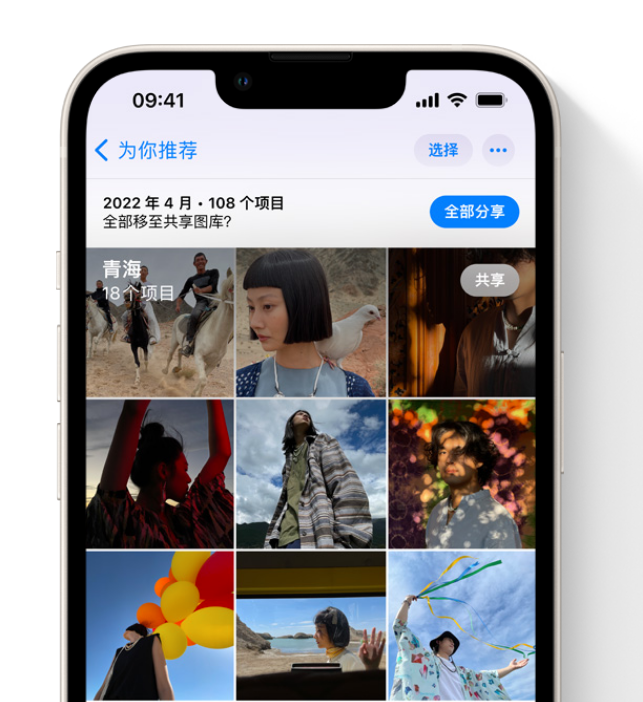 岳口镇苹果维修网点分享在 iPhone 上使用共享图库 