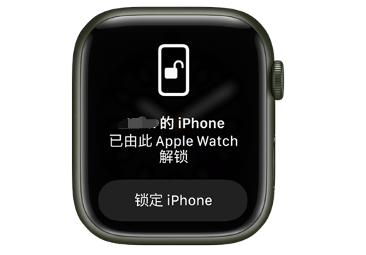 岳口镇苹果手机维修分享用 AppleWatch 解锁配备面容 ID 的 iPhone方法 