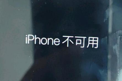 岳口镇苹果服务网点分享锁屏界面显示“iPhone 不可用”如何解决 